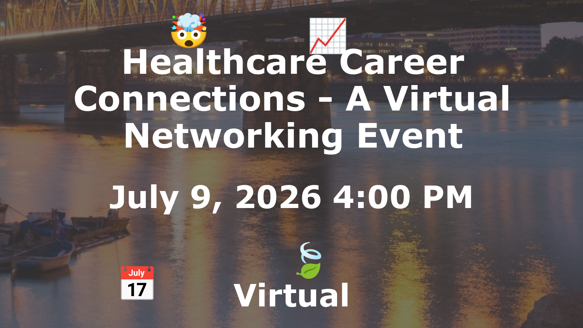 Healthcare Career Connections - A Virtual Networking Event event image